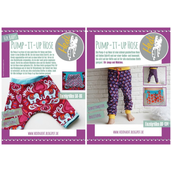 SET: Zwei Ebooks- "Pump It Up Hose Gr.50-134"
